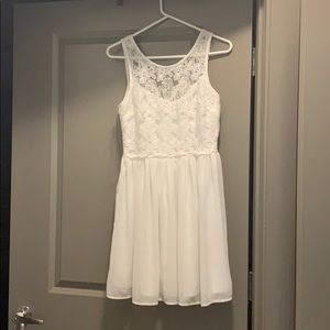 Francesca’s White Lace Dress